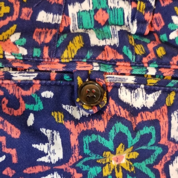 {Land's End} Mosaic Print Mid Rise Pants - Picture 6 of 8